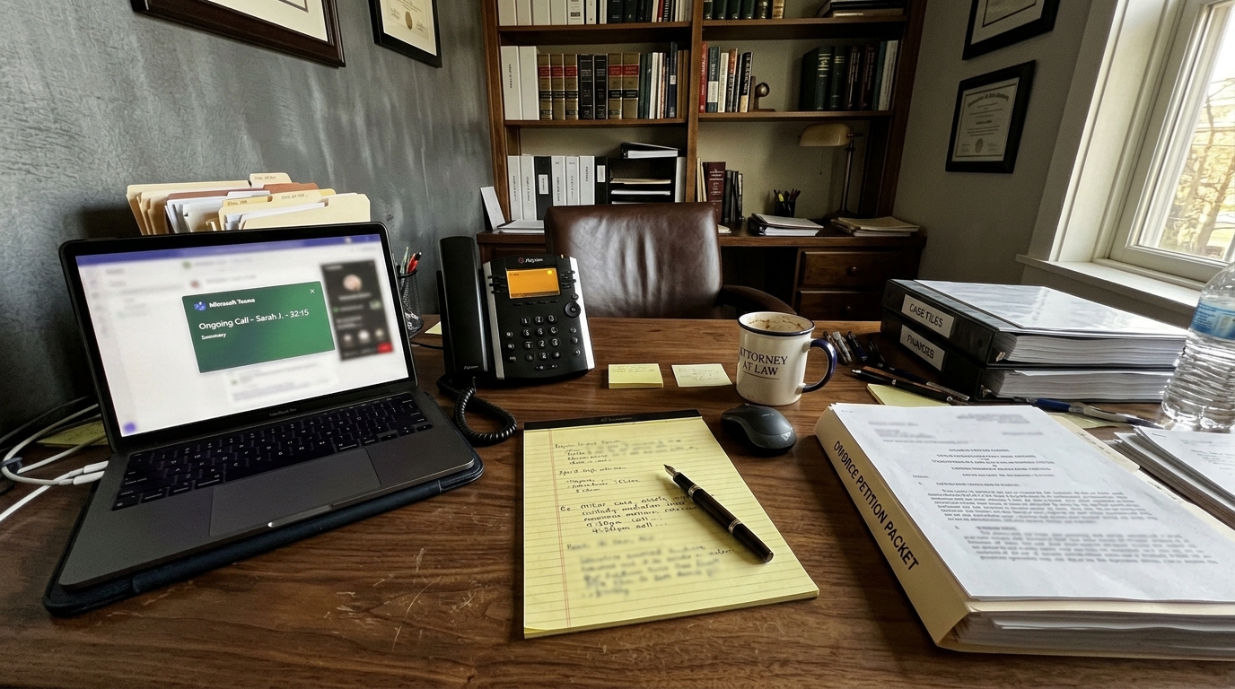 Answering Service for Family Lawyers: TRO Triage, Conflict Checks, Real Calls