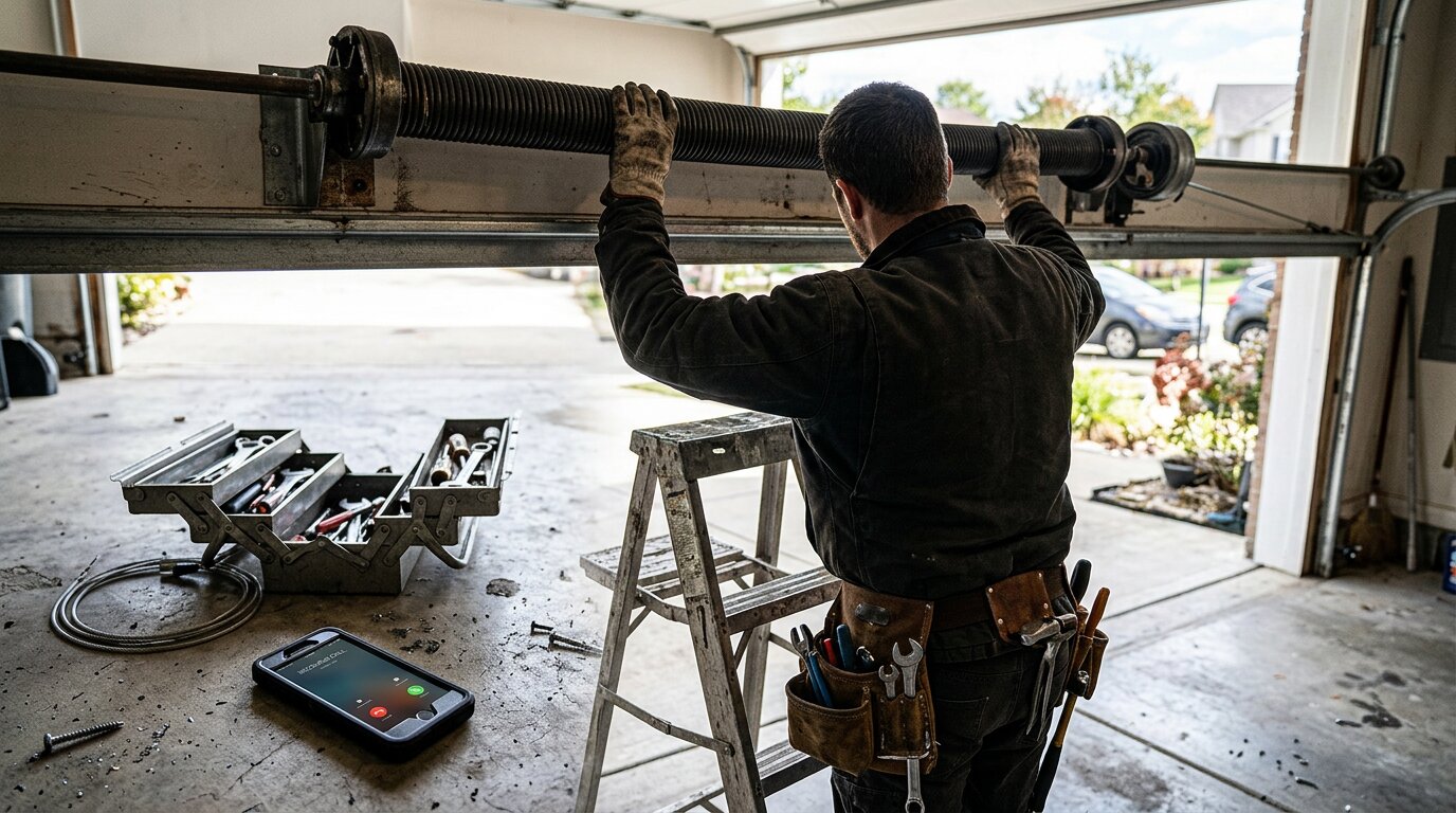 Garage Door Answering Service: How Same-Day Repair Booking Captures Emergency Revenue