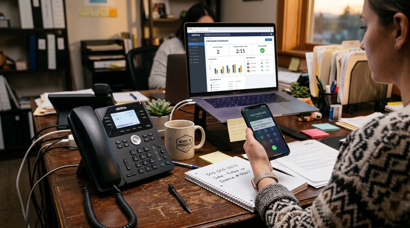 Nextiva + AI Receptionist: Use Your Business Number with Intelligent Call Handling