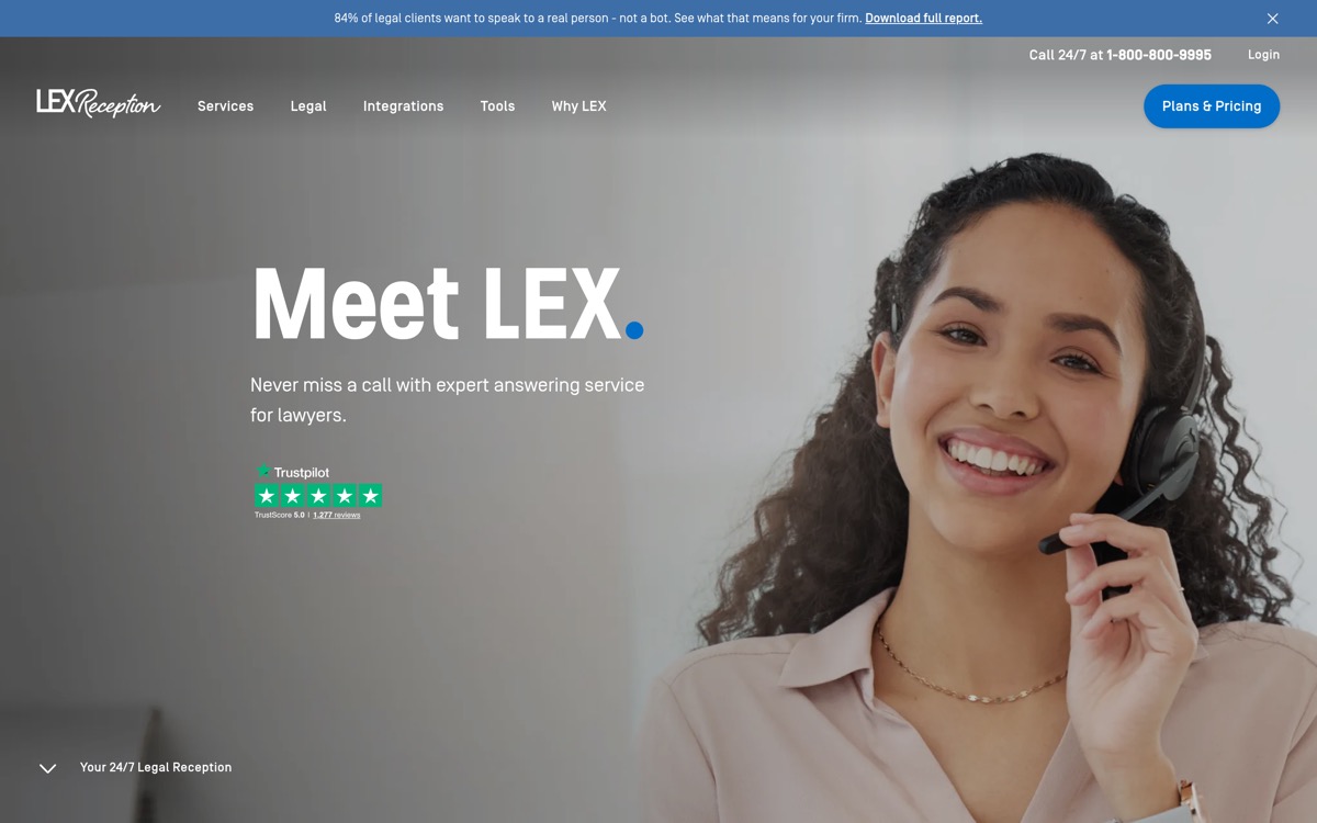 LEX Reception homepage